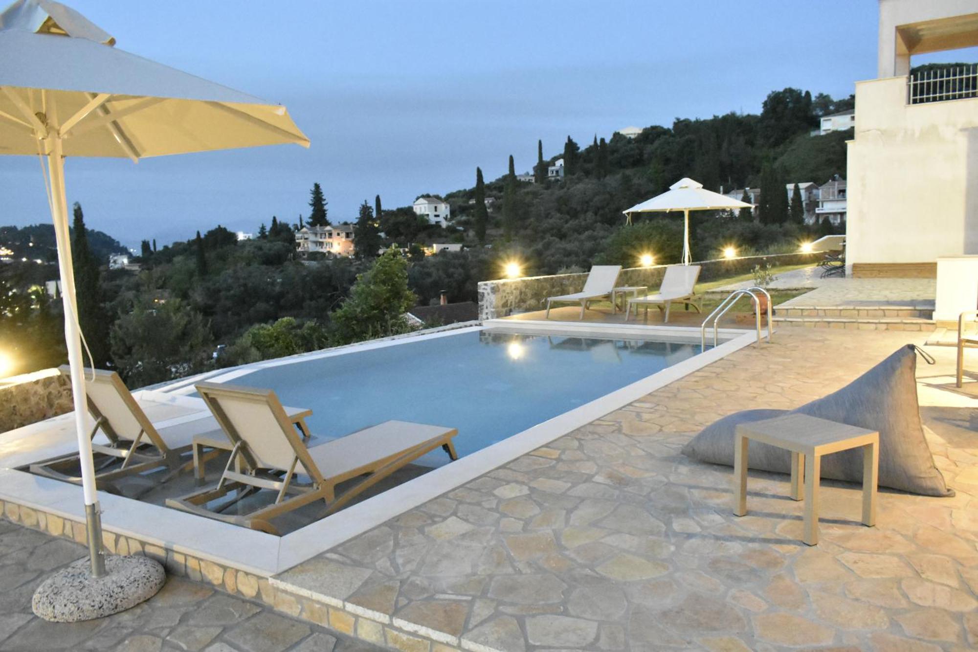 Corfu View Deluxe Villa Perama  Exterior photo